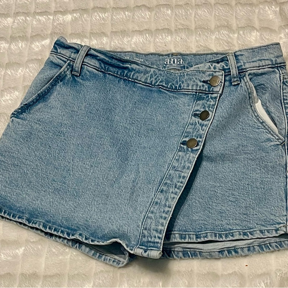a.n.a  casual Light Blue Women's Skorts 99% cotton - Picture 13 of 13